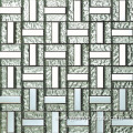 Aluminium Mix Bump Glass Block Mosaic